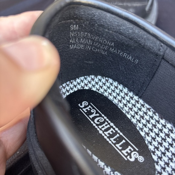 Seychelles "Hank" Black Chunky Loafers Size 9 - Picture 7 of 7